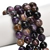 Natural Charoite Beads Strands G-G300-A01-10mm-1