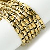 Electroplate Glass Beads Strands X-GLAA-Q101-02B-FP01-1