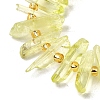 Natural Quartz Crystal Beads Strands G-F800-E12-3