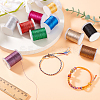 10 Rolls 10 Colors Waxed Nylon Cord DIY-WH0656-17A-5