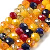Glass Beads Strands EGLA-A034-M8mm-47-4