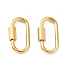 304 Stainless Steel Locking Carabiner STAS-C092-04D-G-1