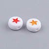 Opaque Acrylic Enamel Beads MACR-S273-34-3