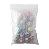 20Pcs 9 Colors Striped Resin Rhinestone Beads OACR-FS0002-35-6
