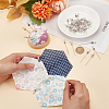 50Pcs 10 Style Iron Head Pins DIY-AB00024-6