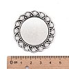 Metal Alloy Cabochon Settings X-PALLOY-A15624-AS-NF-3