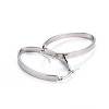 Non-Tarnish 304 Stainless Steel Hoop Earrings EJEW-L232-003A-P-2