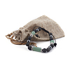 Natural Green Aventurine and Natural & Synthetic Mixed Gemstone Braided Bead Bracelets BJEW-JB04007-01-4