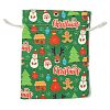 Christmas Theme Cloth Printed Storage Bags ABAG-F010-02C-02-1