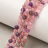 Natural Auralite Beads Strands G-Z139-A01-4mm-1