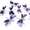 Natural Amethyst Crystal Dragonfly Figurines PW-WG22635-01-2