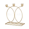 Fireplace Iron Candle Holders AJEW-D045-02-1
