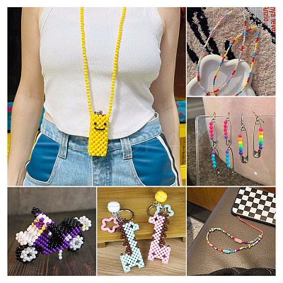 72G 12 Colors Opaque Acrylic Beads SACR-TA0001-54-1