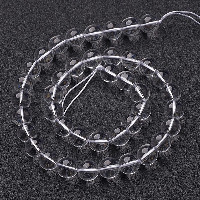 Synthetic Quartz Crystal Beads Strands X-GSR14mmA039-1-1