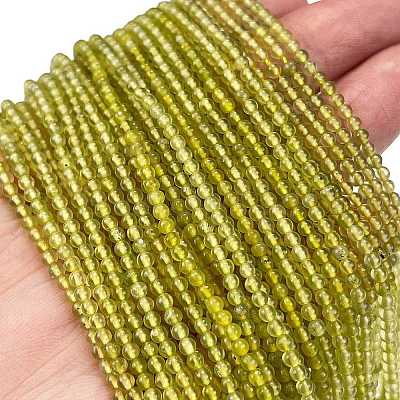 Natural Lemon Quartz(Heated) Beads Strands G-M438-A11-02-1
