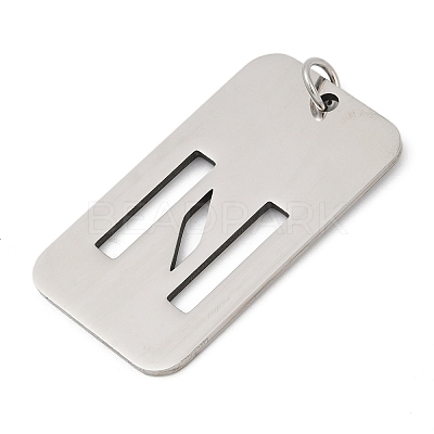 304 Stainless Steel Pendants LS-STAS-M115-01P-N-1