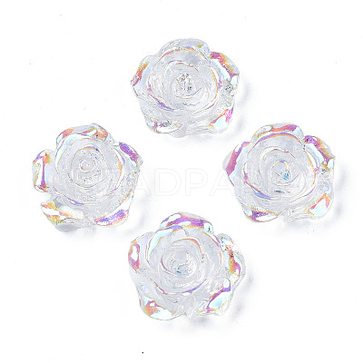 Transparent Resin Cabochons X-CRES-N030-001B-1