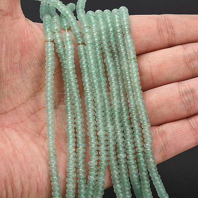 Natural Aventurine Beads Strands G-L635-A03-4x2mm-03-1