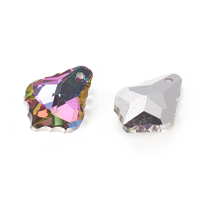 Faceted Glass Pendants GLAA-F068-C28-01-1