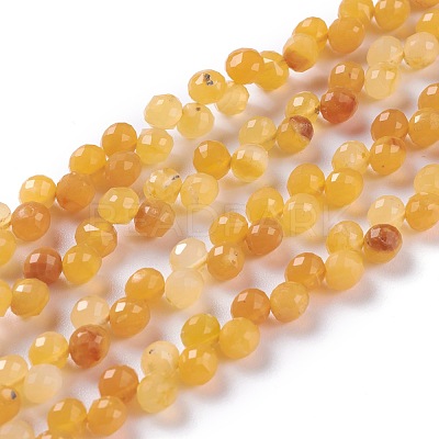 Natural Topaz Jade Beads Strands G-H243-12-1