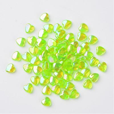 Eco-Friendly Transparent Acrylic Beads PL539-835-1