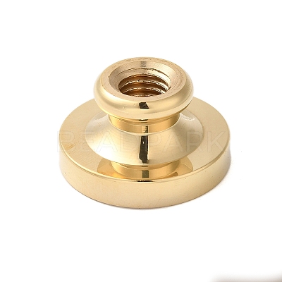Golden Tone Wax Seal Brass Stamp Heads AJEW-U008-03G-07-1