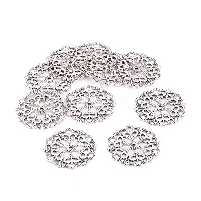 Tibetan Style Filigree Joiners Links TIBE-A11623-AS-LF-1