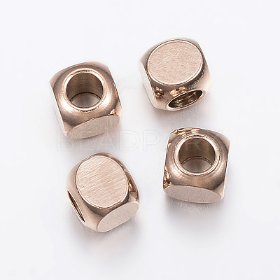 Ion Plating(IP) 304 Stainless Steel Beads STAS-F136-01RG-5x5mm-1