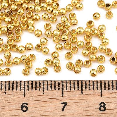 Rack Plating Brass Beads KK-E070-01A-G01-1