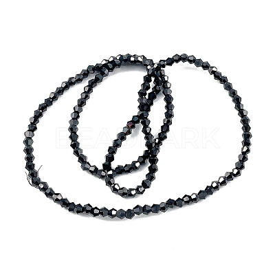 Transparent Electroplate Glass Beads Strands EGLA-A039-T2mm-UA13-1