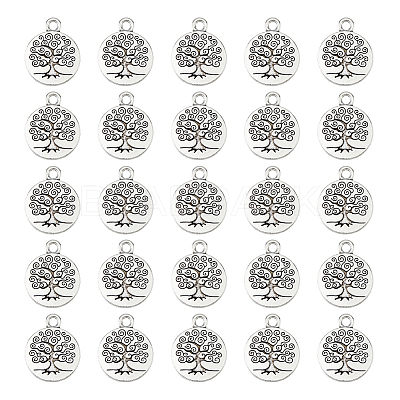 Tibetan Style Alloy Pendants FIND-DC0006-12B-1