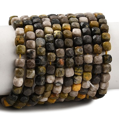 Natural Bumblebee Jasper Beads Strands GG-CBA0C5B-A04-1