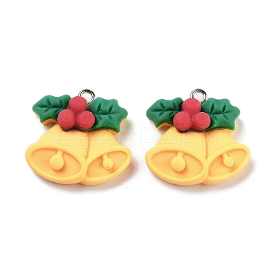 Christmas Theme Opaque Resin Pendants RESI-N039-100-1