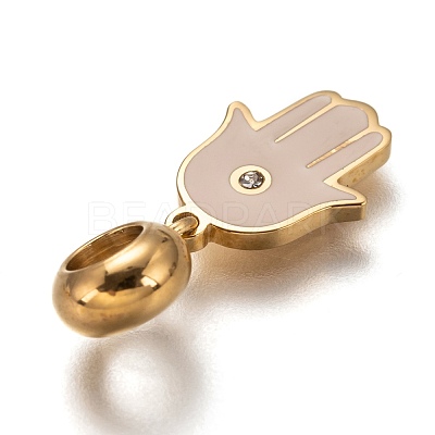 304 Stainless Steel European Dangle Charms STAS-I177-24A-1