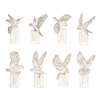 3 Sets 201 Stainless Steel Bookmarks STAS-DR0001-09B-1
