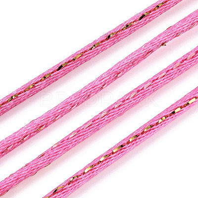 Metallic Stain Beads String Cords NWIR-R024-105-1