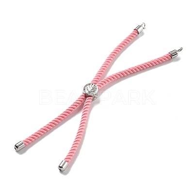 Twisted Nylon Cord Silder Bracelets DIY-B066-03P-25-1