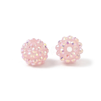 AB-Color Resin Rhinestone Beads RESI-S315-12x14-19-1