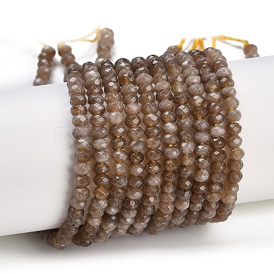 Natural White Jade Beads Strands X-G-Z069-01C-1