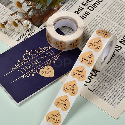 1 Inch Thank You Stickers DIY-G021-13A-1