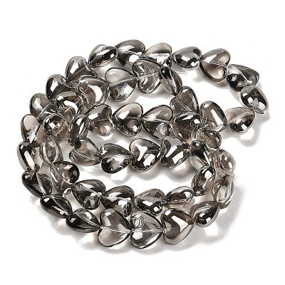 Electroplate Glass Beads Strands EGLA-B008-01A-PL02-1
