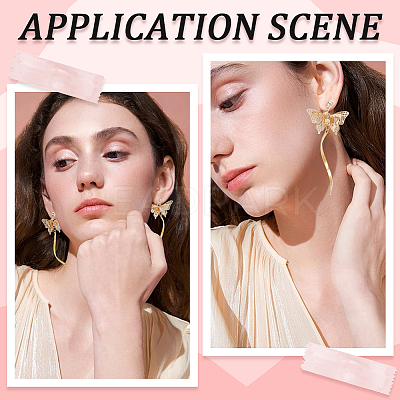 12Pcs Brass Cuff Earring Findings KK-BBC0010-22G-1