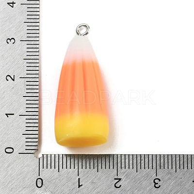 Halloween Opaque Resin Pendants RESI-C049-01-1