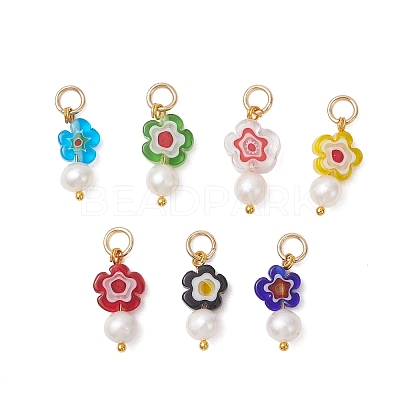 Glass Pendants PALLOY-JF04764-1