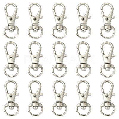 10Pcs Alloy Swivel Lobster Claw Clasps PALLOY-CJ0002-68-1