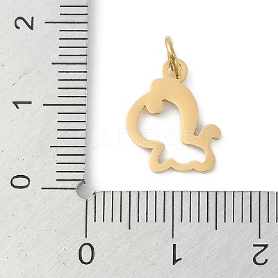 304 Stainless Steel Pendants STAS-L279-001G-07-1