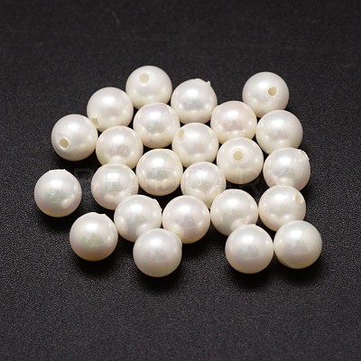 Shell Pearl Beads X-BSHE-L031-01-6mm-1