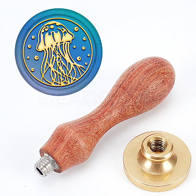 Wax Seal Stamp Set AJEW-WH0208-1162-1