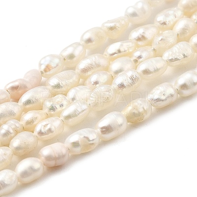 Natural Cultured Freshwater Pearl Beads Strands PEAR-I007-01J-02A-1