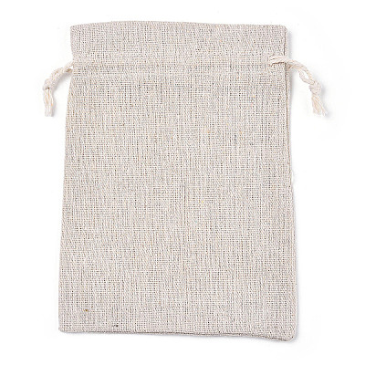Cotton Cloth Packing Pouches Drawstring Bags ABAG-R011-13X18-01-1